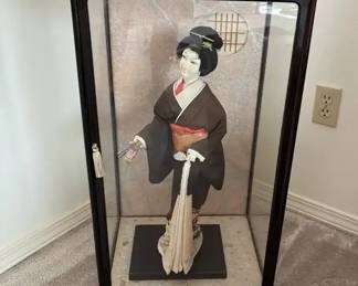 Japanese Doll In Case