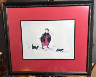 Tasha Tudor Signed Print