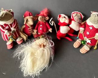 Gathered Traditions Thaddeus Phineas Mouse Vtg Annale Doll Mouse