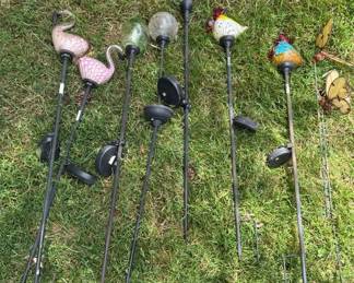Decorative Solar Garden Stakes