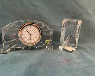Waterford Hope For Abundance Prism And Crystal Clock