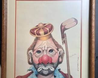 Red Skeleton Framed Print