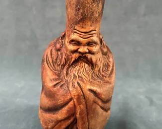 Carved Japanese Deity Fukurokuju
