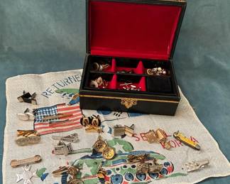 Mens Swank Cufflinks And Tie Pins