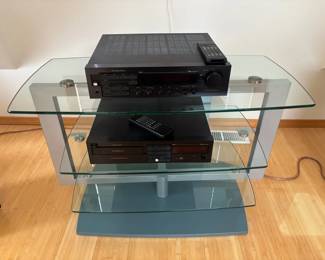 Tempered Glass Media Stand