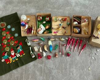 West German Christmas Ornaments