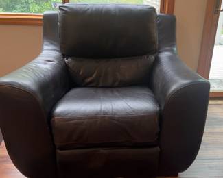 Brown Leather Recliner