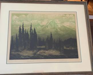 Elton Bennett Signed Lithograph