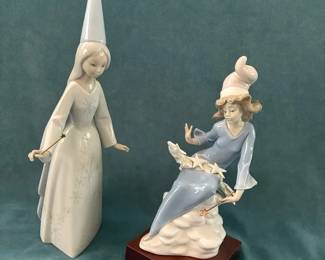 Lladro Wizardess Figurines