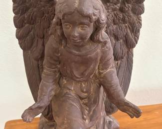 Metal Patina Angel Statue