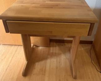 Whittier Wood Products Unfinished Printer Stand