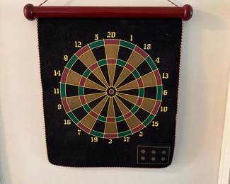 160 rollupdoublesidedfeltdartboardbase