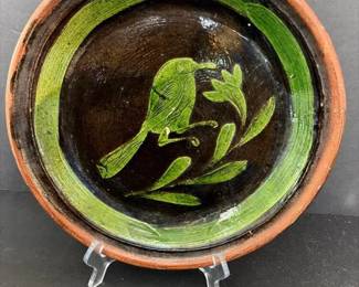 006 handcraftedearthenwaredecorativeplate