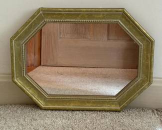 143 octagonalgoldframedwallmirror