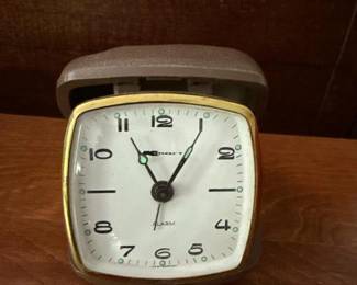 123 vintagekmartfoldabletravelalarmcloc