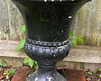 106 20paintedfiberglassresinoutdoorurn