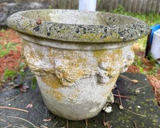 021 vintageconcretegardenplanter