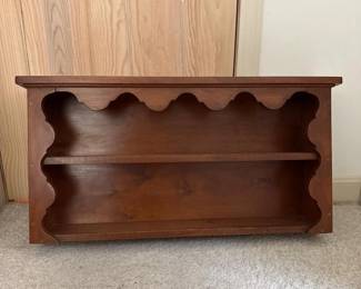 148 solidwoodwallmounteddisplayshelfwi