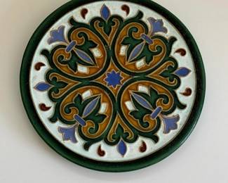 047 decorativespanish7ceramicwallplate