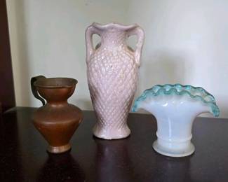 135 vintagejapaneseceramicmilkglassruff