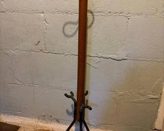 193 vintagefireplacetoolstandwithbrass
