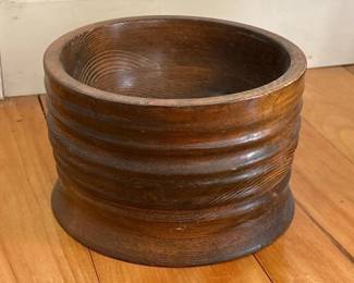 341 vintageturnedwoodbowl