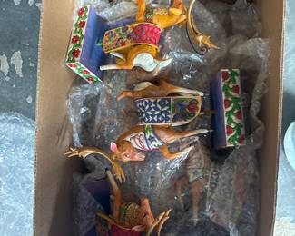 Jim Shore Sleigh and Reindeer