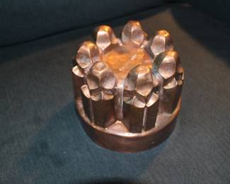 Item 31: A Hartmann copper mold. $150.