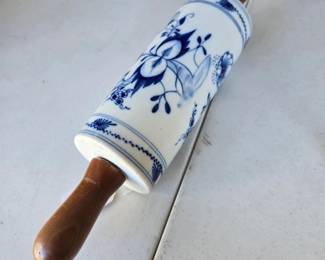 Item 41: Meissen Rolling Pin. $40