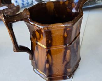 Item 39: Rockingham Style Pitcher. $50