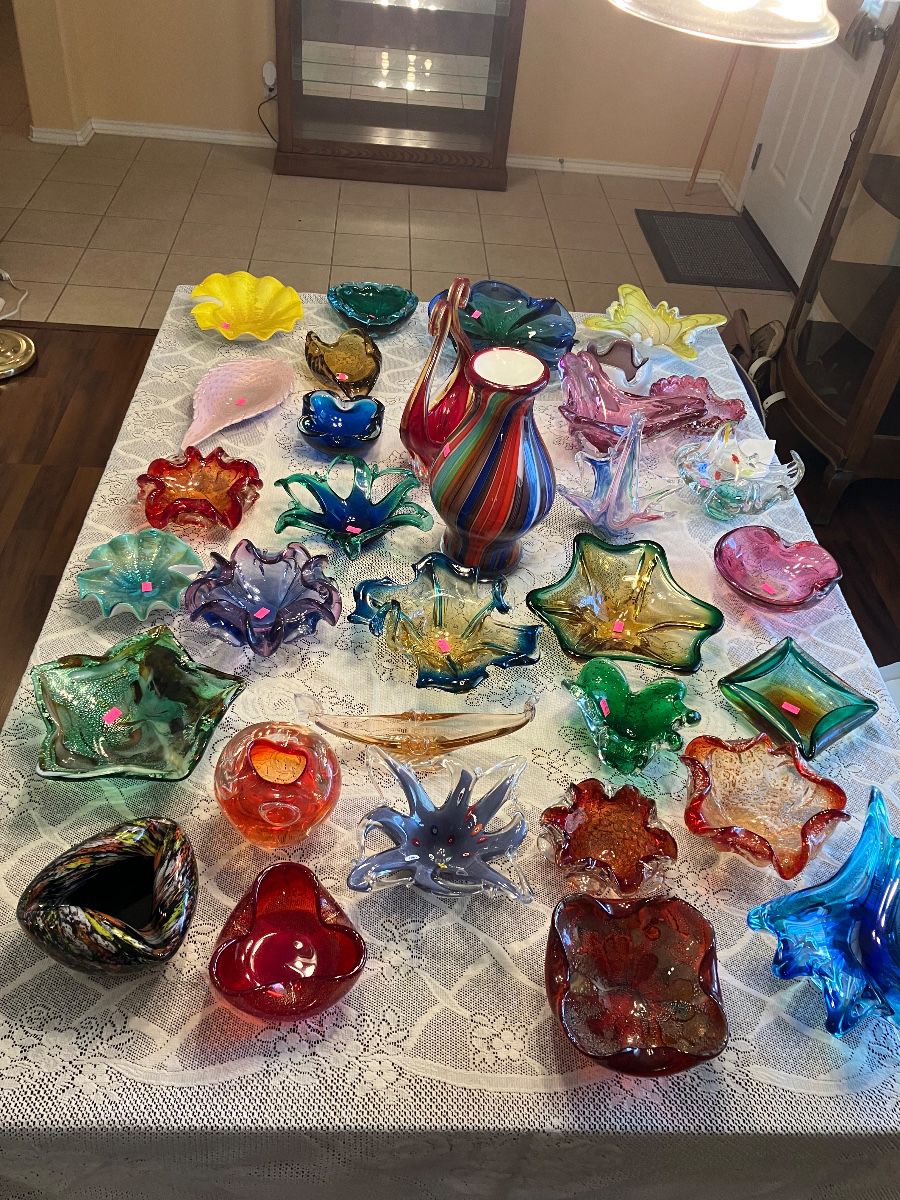 Fabulous collection of Murano art glass