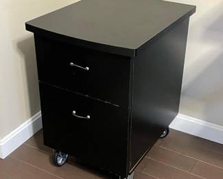194 black2drawermobilefilingcabineton