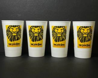 200 setof4thelionkingsouvenircupswhi