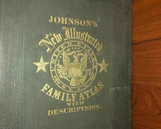 Johnson’s 1864 New illustrated family atlas