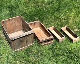 017 vintagerusticwoodencratesproducebox