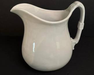 092 vintageamscoironstonewaterpitcher