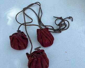 011 medievalstylesuededrawstringpouches