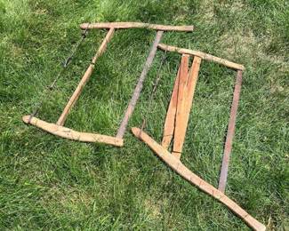 148 early20thcenturyantiqueframebowsaw