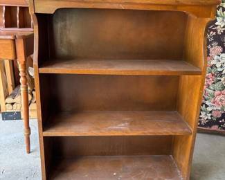 193 freestandingwoodenbookshelfwithdecor