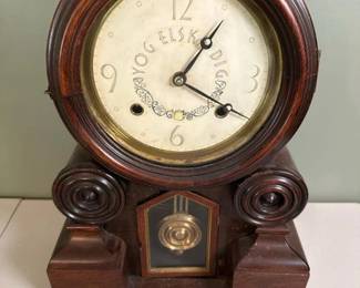 074 vintagescandinavianmantelclock