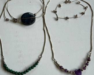 043 vintagesterlingsilverjewelrylot