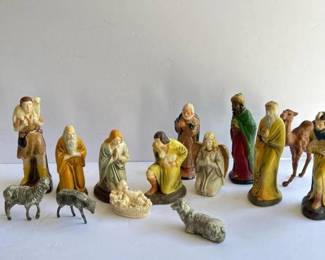 160 vintagemixednativityset