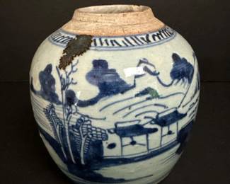 095 vintagechineseblueandwhiteporcelain