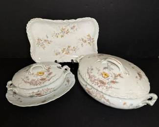 062 vintagecarlsbadporcelainservingset
