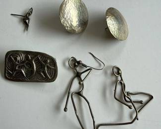 047 seagullpewter1997broochvintagehamme