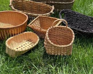 024 7assortedwovenstoragebasketlot
