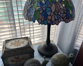 Snail & turtle figures/ lamp