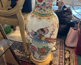 Oriental style vase
