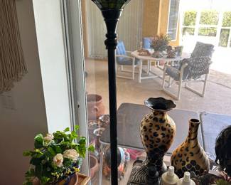 Tiffany style floor lamp