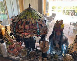 Tiffany style lamp